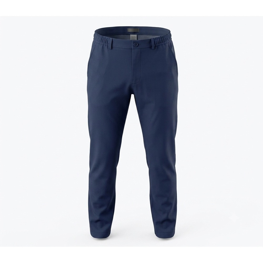 Under Armour Mens HeatGear Navy Blue Golf Pants Straight Leg Flat Front 34x30 NW